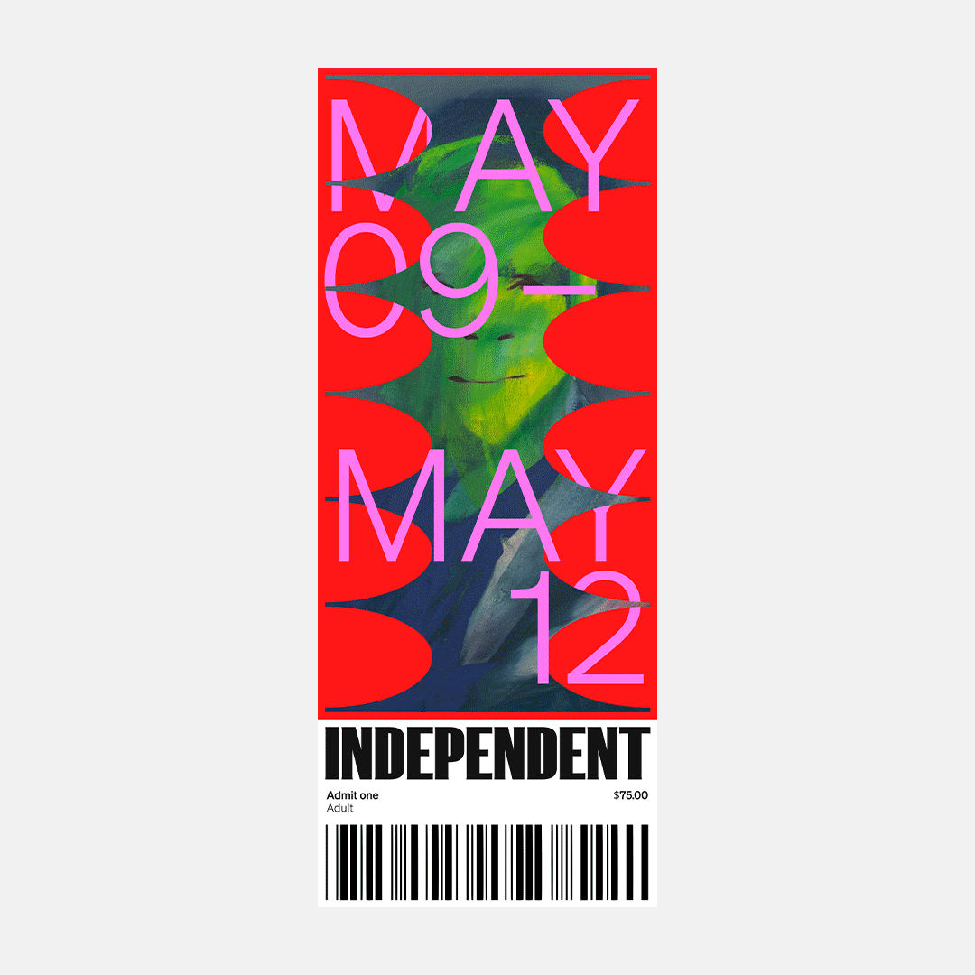 Rotating gif of Independent tickets